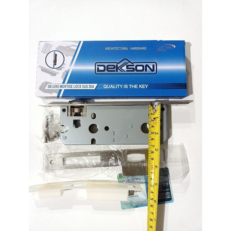 Dalaman kunci pelor dekson MTS 8485 RL SSS sus 304 / Mortice lock roller dekson sus 304 / Lock case