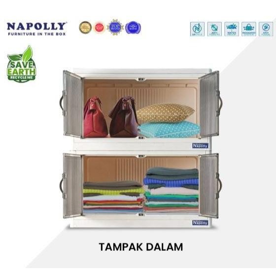 LEMARI PLASTIK SERBAGUNA NAPOLLY LOKER BOX NAPOLLY BISA COD LEMARI PLASTIK POLIBOX