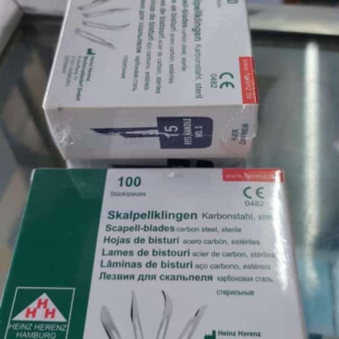 Pisau Bisturi 15 Heinz Harenz Hamburg/ Pengganti Bisturi Aesculap 15 B Ready