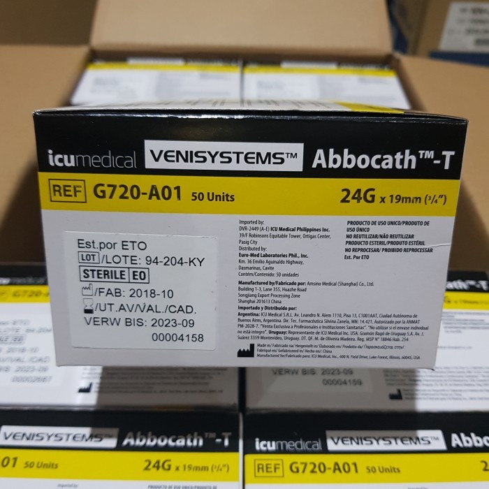 Abbocath 24 / Abocath 24 Abbot / Abocat 24 Original