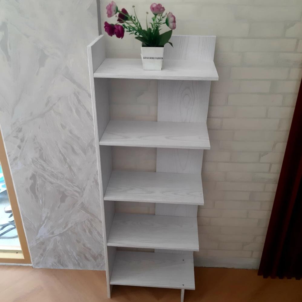 Rak Sudut ruang tamu/rak buku dinding sudut/rak bunga