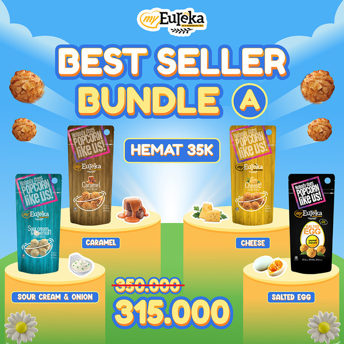 

BEST SELLER BUNDLE Eureka Popcorn TERMURAH