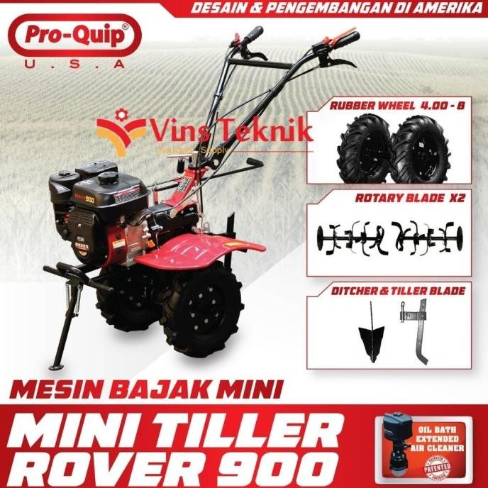 MESIN BAJAK MINI CULTIVATOR MINI TRAKTOR ROVER900 PROQUIP ROVER 900 ORIGINAL DAN TERPERCAYA