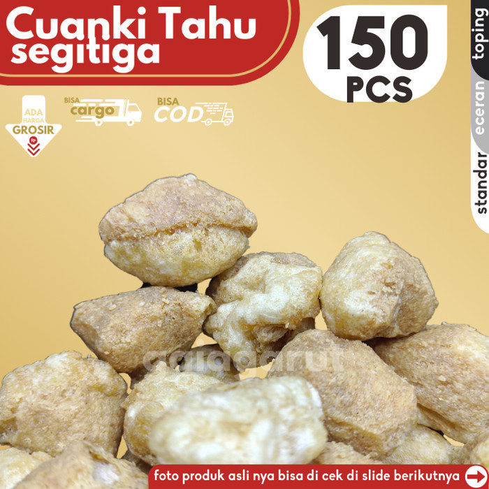 

Cuanki Baso Tahu Kering ISI 150pcs untuk Seblak dan baso aci SALE