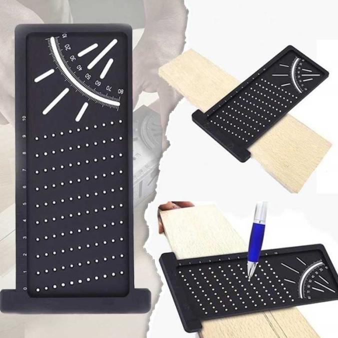 

Penggaris Mark Line Measuring Ruler Woodworking Tool with Pencil the best