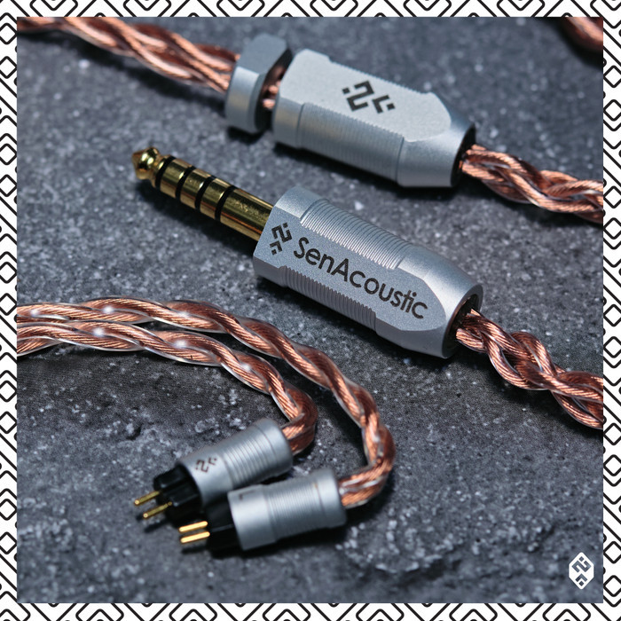 SenAcoustic Toba Pure Copper Cable 4 Braid 7n OCC Litz type 4 24.3 AWG