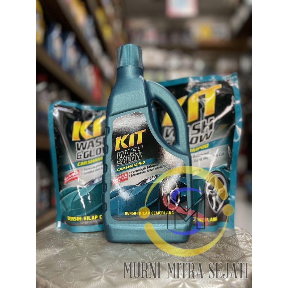 TERPERCAYA KIT Wash & Glow Car Shampoo Botol and Rill 400 720 1000 mL / 1 L