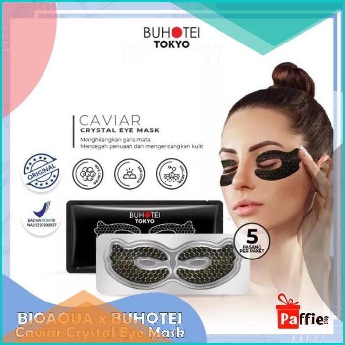 BIOAQUA x BUHOTEI Caviar Crystal Eye Mask Anti Wrinkle Masker Mata oke