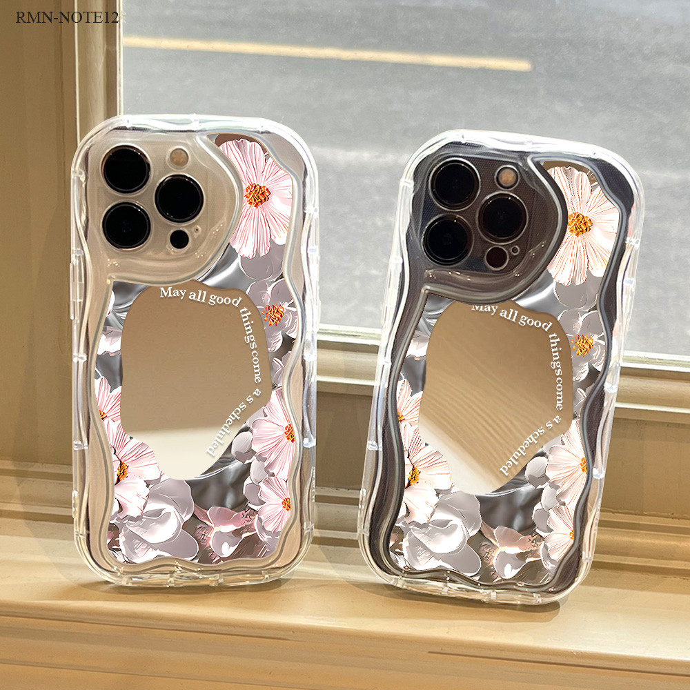 Casing Hp Untuk Xiaomi Redmi Note 14 13 12 11 11S 10 10S 9 9S 9T 8 7 Pro Plus 4G 5G Mirror Cassing P