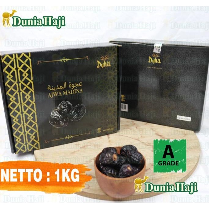 

Baru Dunia Haji - Kurma Ajwa (Kurma Nabi Asli Madinah) 1Kg