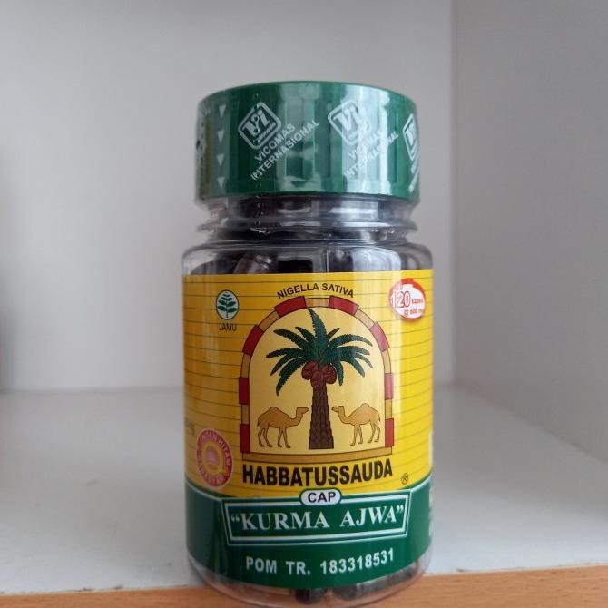 

Baru Habbatussauda Kurma Ajwa Isi 120 Kapsul