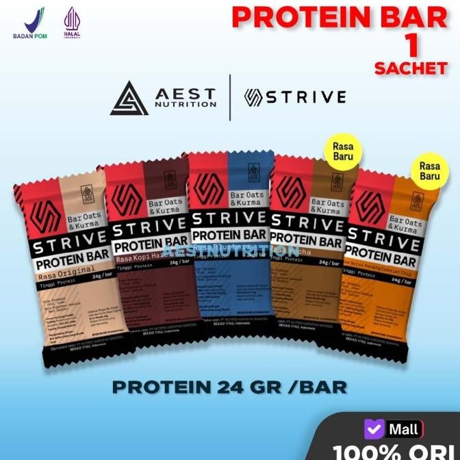 

Baru Strive Protein Bar Oats & Kurma
