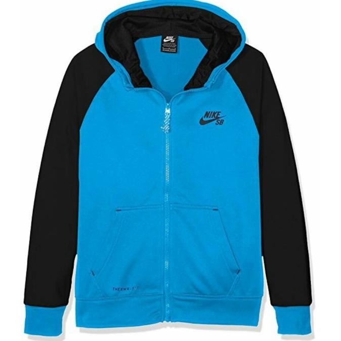 Terlaris Jaket Anak2 Nike SB Therma-fit Boys Hoodie Full Zip 100% Original SALE