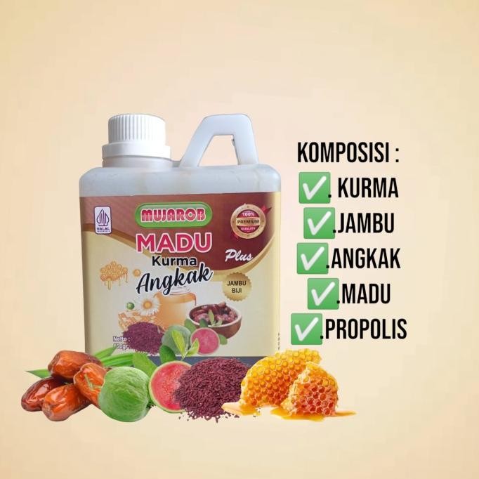 

Baru Madu Kurma - Sari Kurma Madu - Angkak Jambu Biji 500Gr Mj