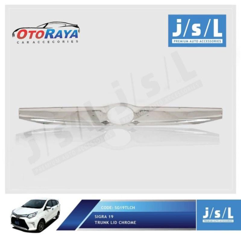 Calya Sigra Facelift 19 2019 - 2022 Trunklid Trunk Lid List Lis Pintu Bagasi Belakang Krom Chrome Js