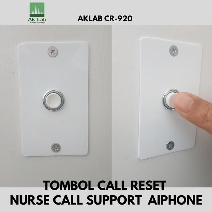 Cuci Gudang Call Reset Button Nurse Call Aklab Cr920 Support Aiphone
