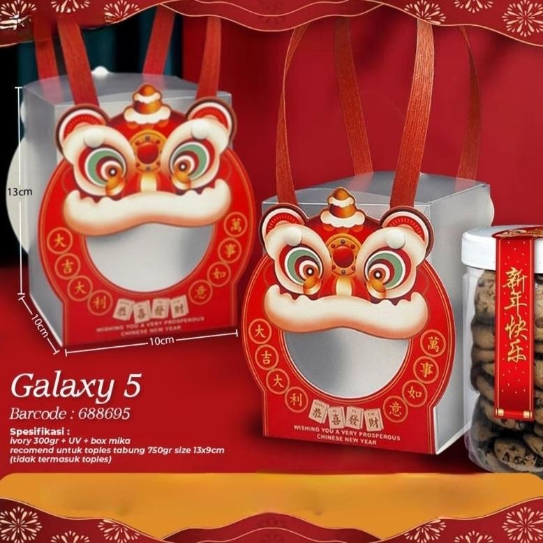 

BR - Box galaxy box mika cny box kue imlek (5pc) TERLARIS