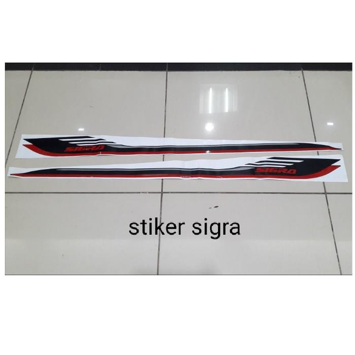 Stiker Body Mobil Sigra Hitam