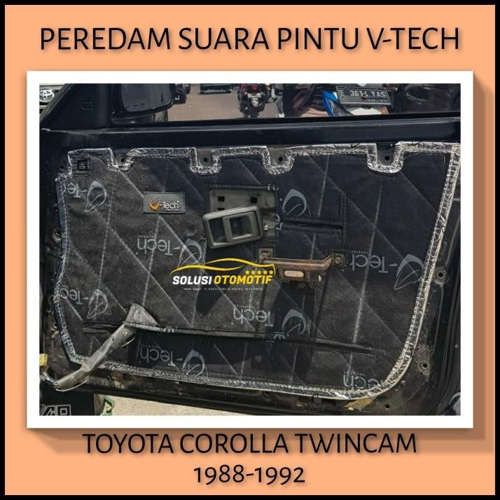 GRATIS ONGKIR TOYOTA COROLLA TWINCAM PEREDAM SUARA PINTU AKSESORIS MOBIL VTECH ORI 