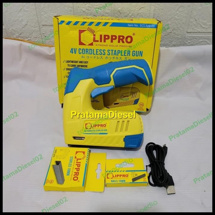 

GRATIS ONGKIR PAKUTEMBAK STAPLES CORDLESS GUN LIPRO BATERAI 4V !