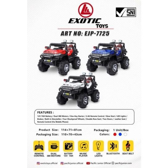 Mobil Aki Anak Exotic Ejp-7725 Ejp7725 Ejp 7725 7726