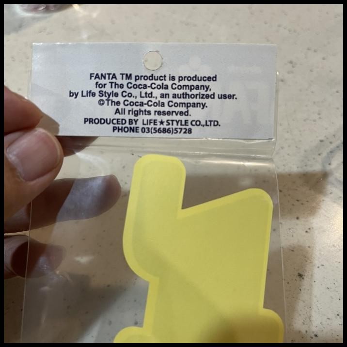 

DISKON JAPAN STICKER FANTA ORIGINAL FANTA TRADE MARK RARE ITEM !!!!!!