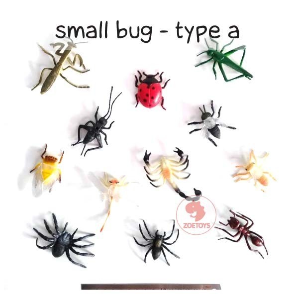 

Zoetoys Small Bug Figurine Animals Bug Set Animal Hewan Kecil Toples Miniatu