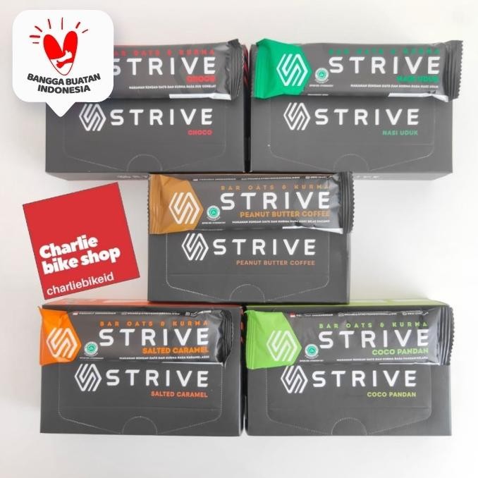 

Baru Strive Energy Bar Oats Dan Kurma Aneka Rasa