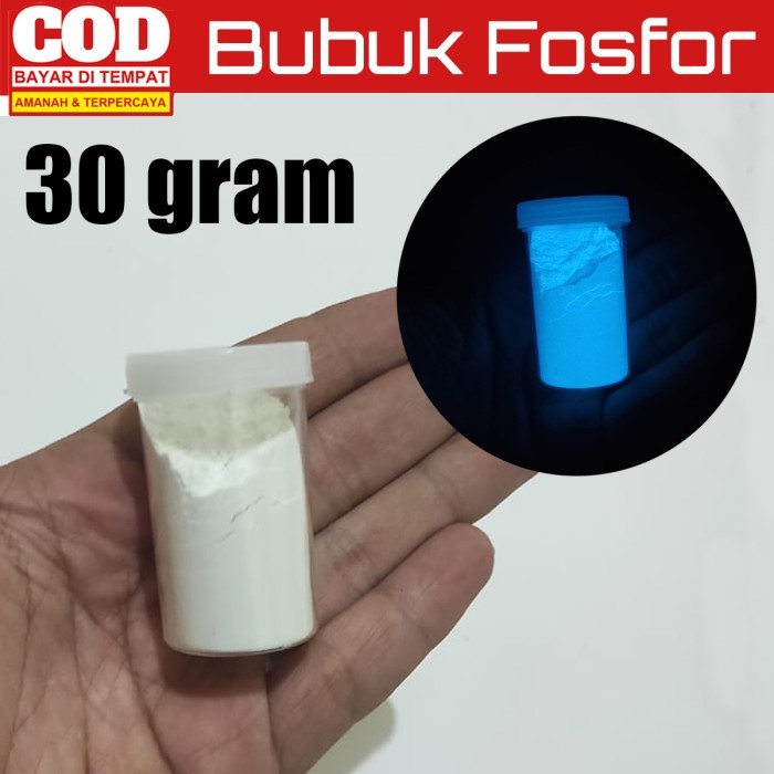 

Terbatas,!! Bubuk Fosfor Hijau Strontium Serbuk Glow In The Dark