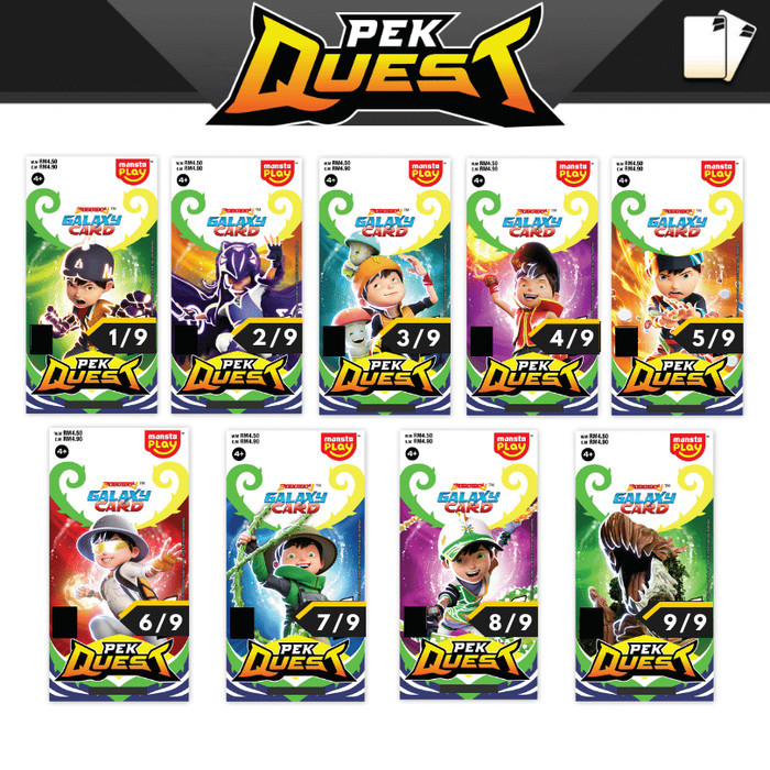 Boboiboy Card Monsta - Komplit KOMPLIT