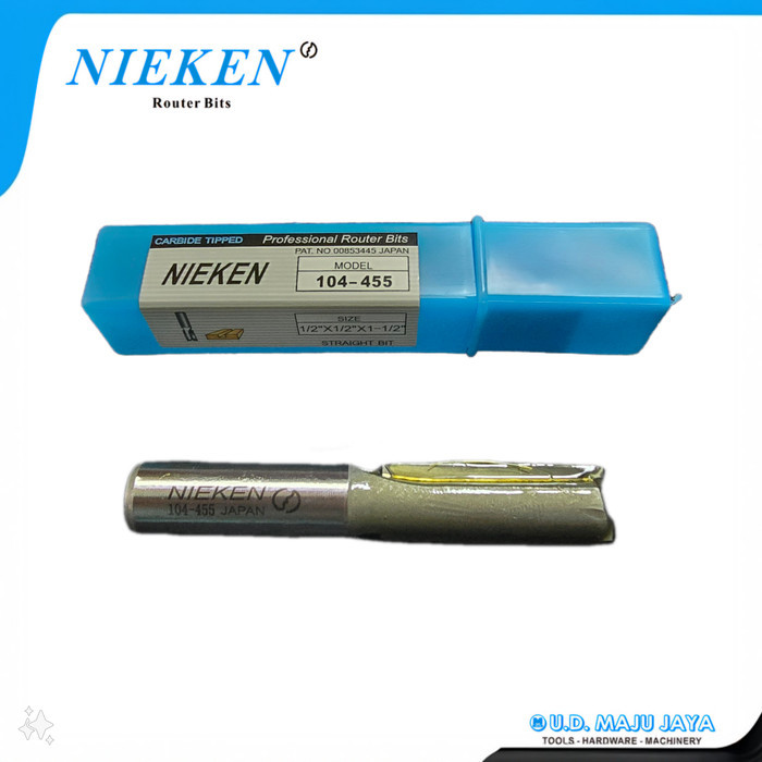 TERBARU NIEKEN 104 455 - Router Straight Bit Mata Profil Lurus 13 mm