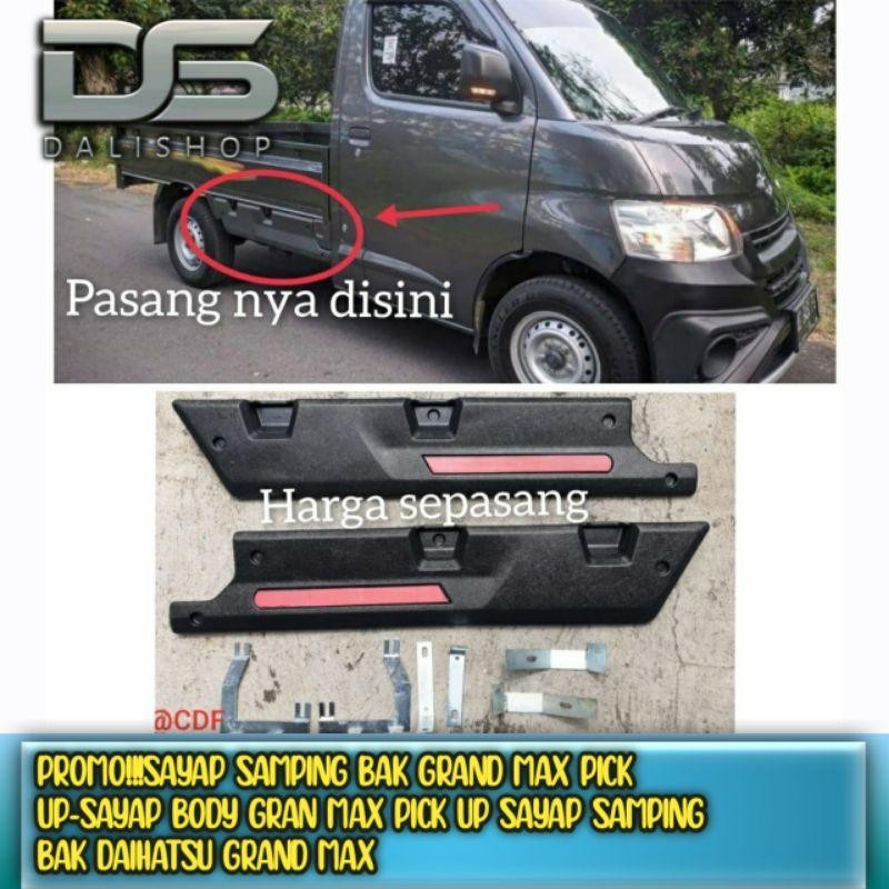 PromoSayap Samping Bak Grand Max Pick Up-Sayap Body Gran Max Pick Up Sayap Samping Bak Daihatsu Gran