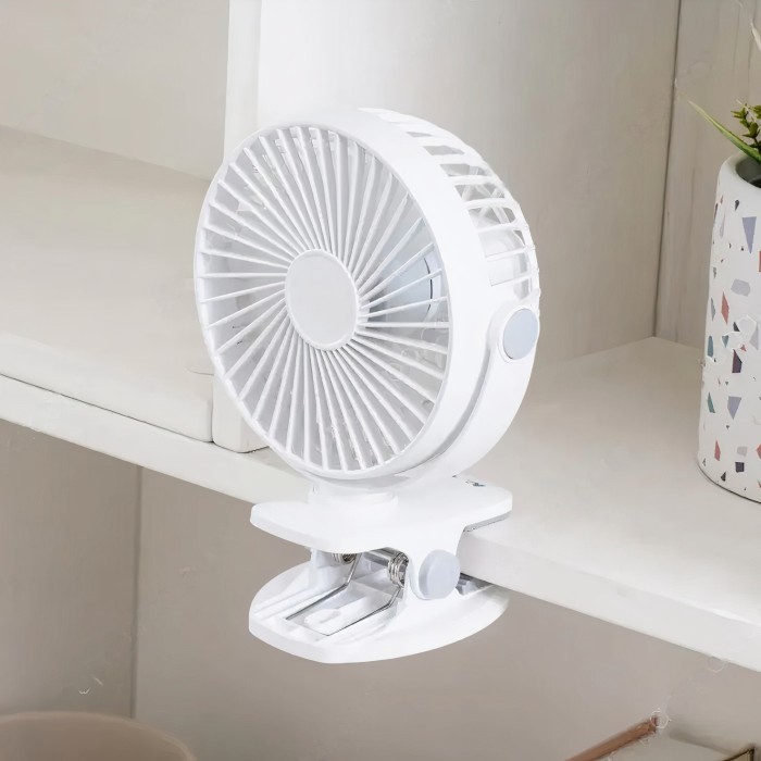 Fakhirishope Kipas Angin Jepit Portabel Krisbow Usb Charging Mini Fan Ace Hardware