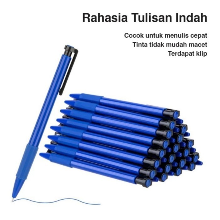 

Deli Ball Pen Clicker 0.7 Pulpen Bolpoin Pen Deli Cetek 6546S [36Pcs]