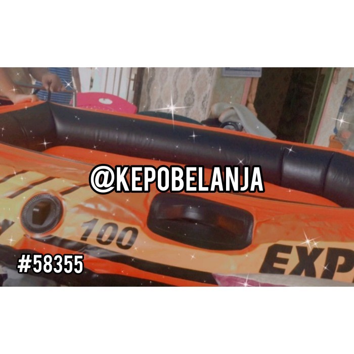 TERMURAH Perahu INTEX 58355 KAPAL Karet Explorer Pro 100 Boat MURAH-