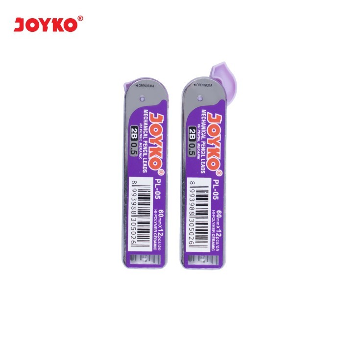 

Joyko Lead 2B 0.5 0.7 Isi Pensil Mekanik Joyko 0.5Mm 0.7Mm [12Pcs]