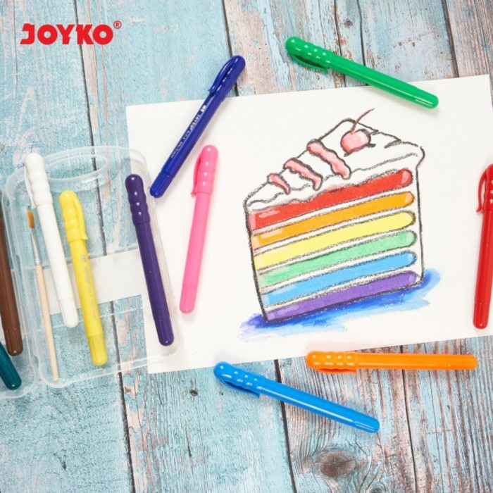 

Joyko 12 Silky Crayon / Krayon Halus Slc-A-12