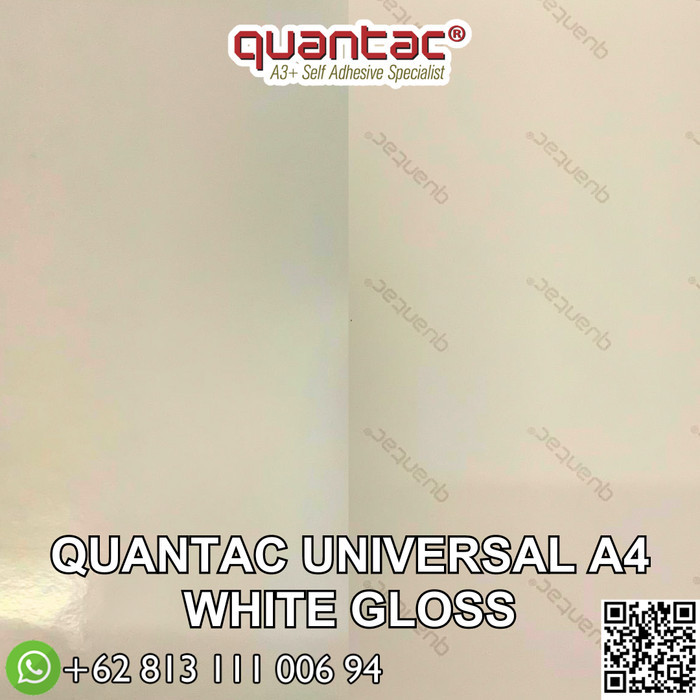 

PROMO! QUANTAC UNIVERSAL Sticker Vinyl A4 Stiker Digital Print Laser REPACK20