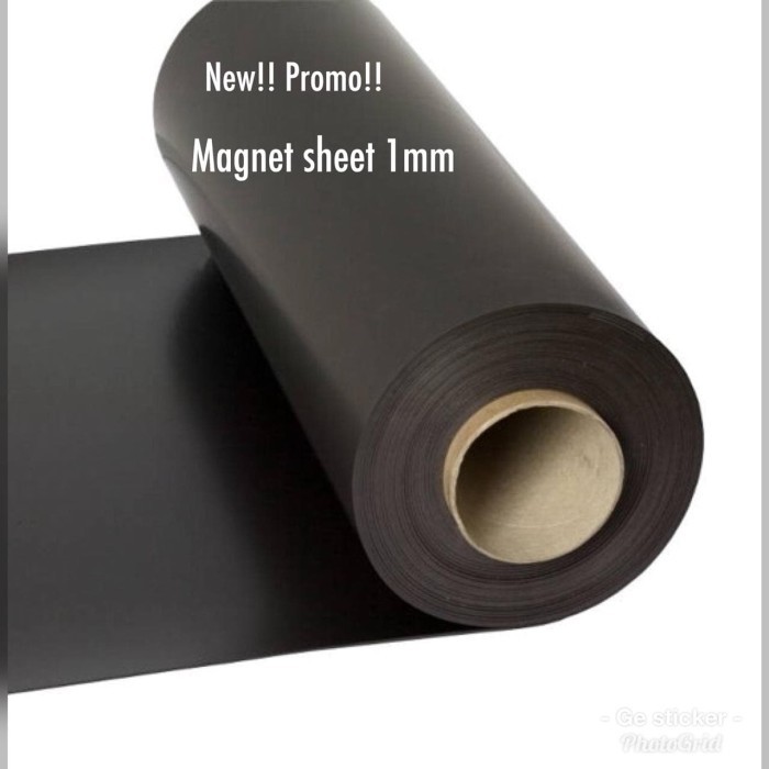 

NEW!! PROMO!! STICKER / STIKER MAGNET SHEET BLACK 1mm (60cmx50cm)