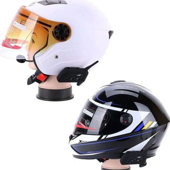 Intercom interphone headset bluetooth V6 pro- 6 riders 1200 M for helm
