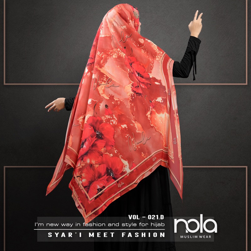 Ready khimar printing jumbo original NOLA 021