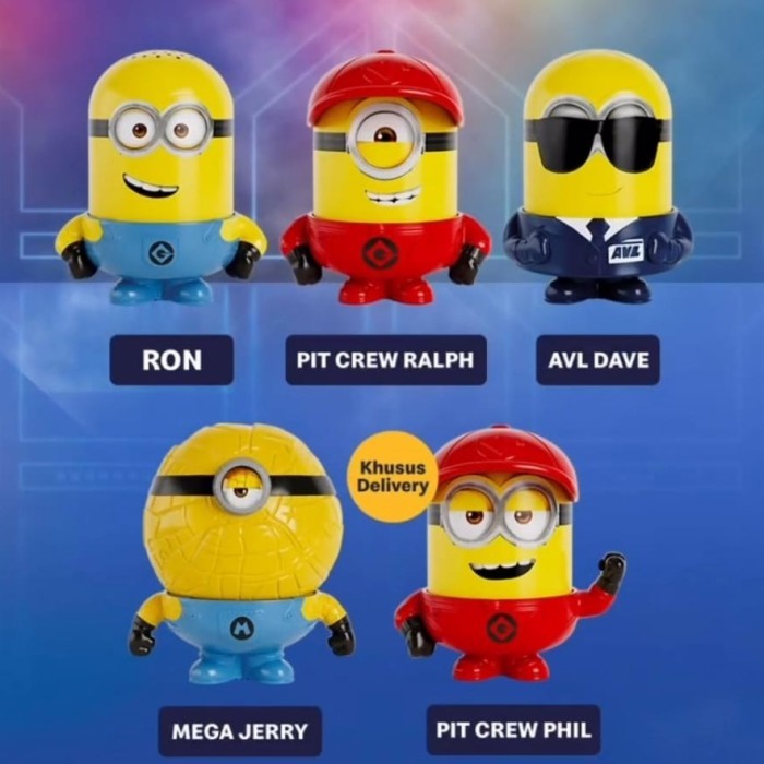 READY Happy meal Minion Mcd toys mcdonald new baru G00D QU4LITY