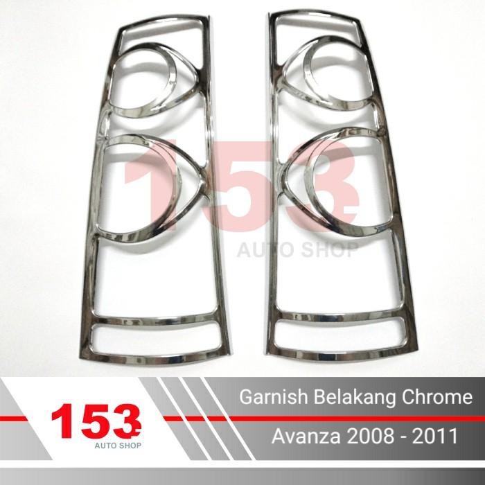 Garnish Belakang Avanza / Xenia 2008 - 2011 Chrome