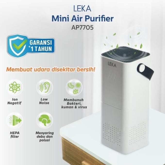 LEKA Air Purifier Portable Mini AP7705 HEPA Filter