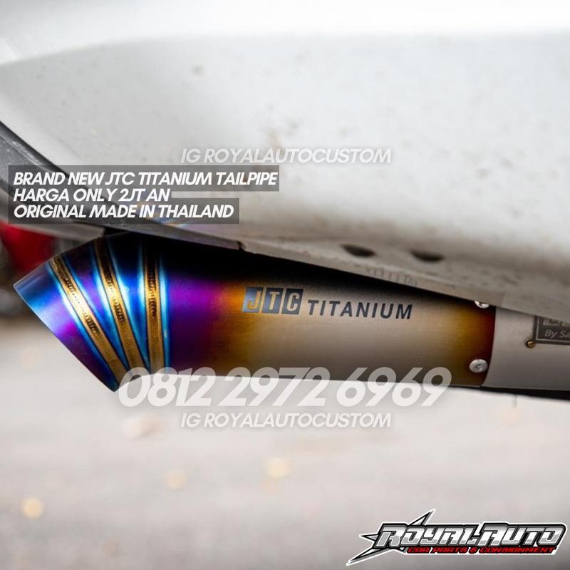 Tail Pipe - Innova Fortuner Pajero Hilux - Jtc Titanium