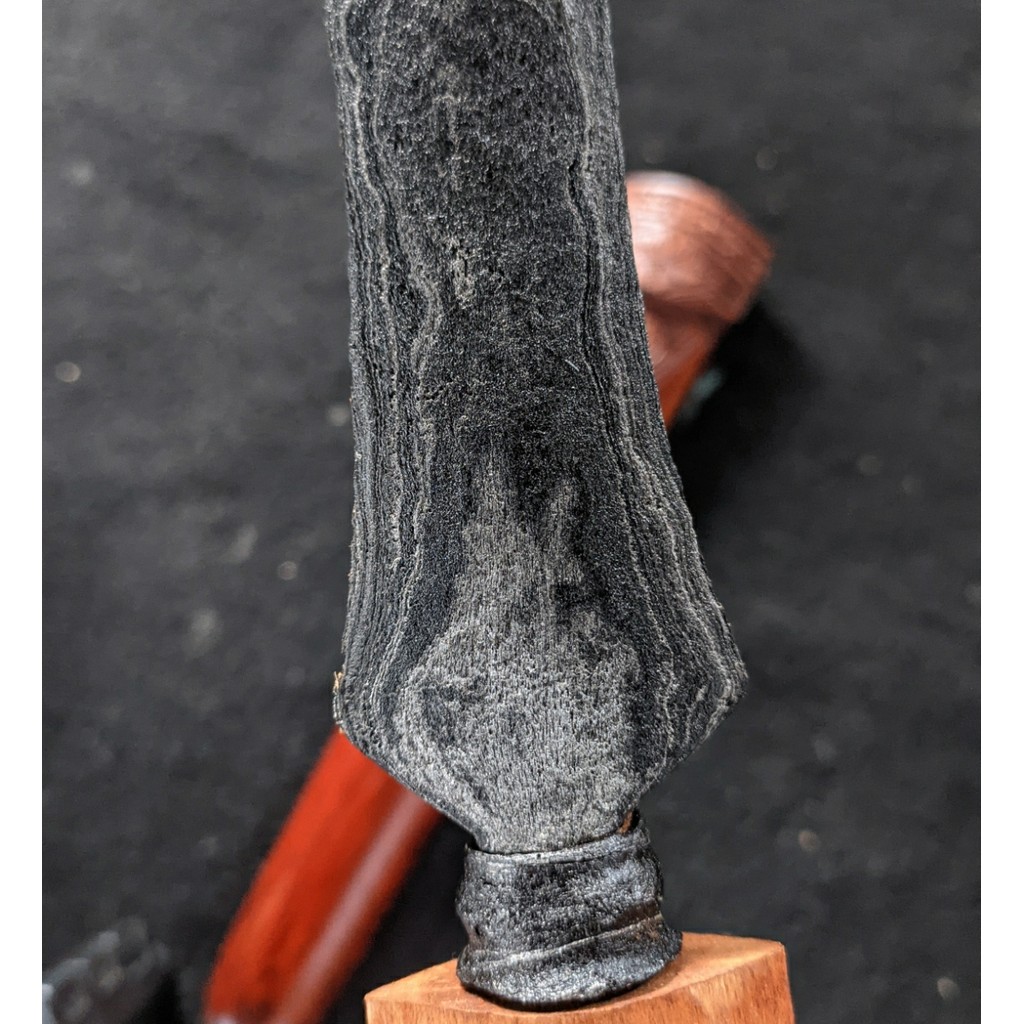 Dekorasi Tradisional Tombak Pusaka Sepuh Bliring Dwi Pamor Batu Lapak Wengkon Mataram est LANGKA WIN