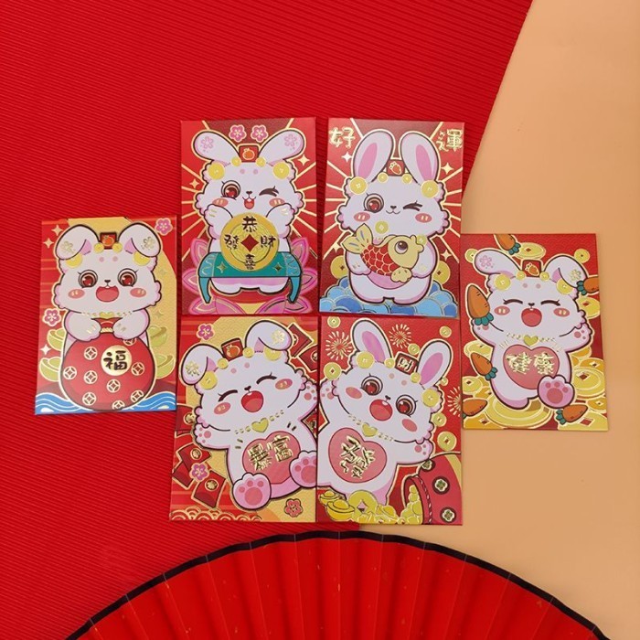 

Imlek ANGPAO 3D ISI 6 CUTE RABBIT IMLEK 2023 sincia kelinci lucu murah bagus - 1-434 !NEW