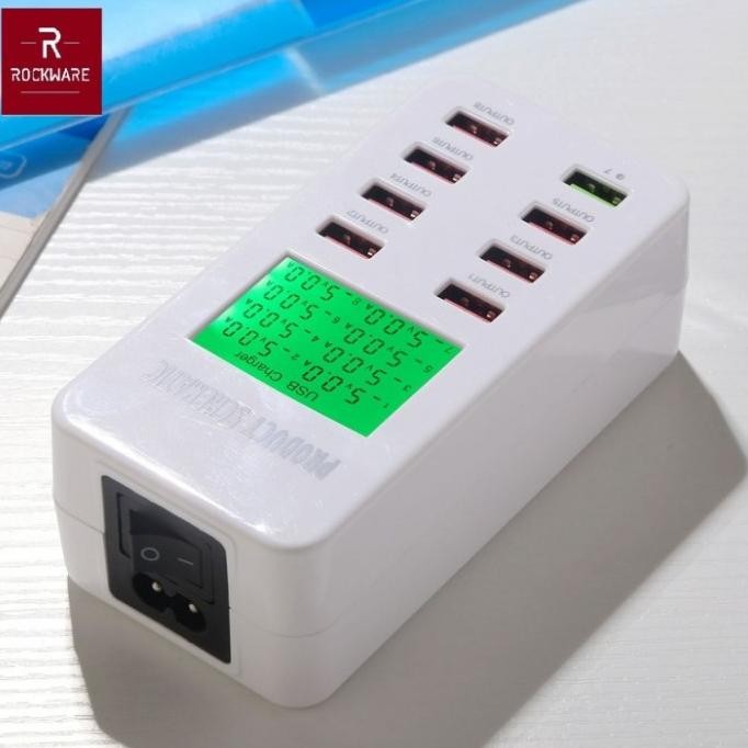 Rockware Wlx-A8 - 6 Usb Port Charger Qc 3.0 - Charger Usb 6 Port