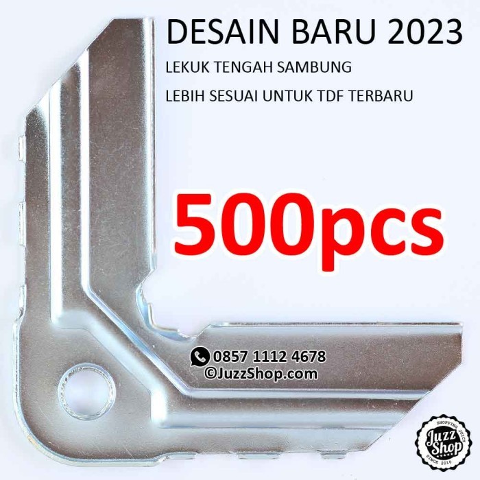Corner Siku Pojok Ducting TDF Flange - Besi Galvanis