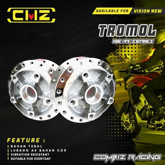 Kianoka Tromol Set Depan Belakang Vixion New / Tromol Belakang